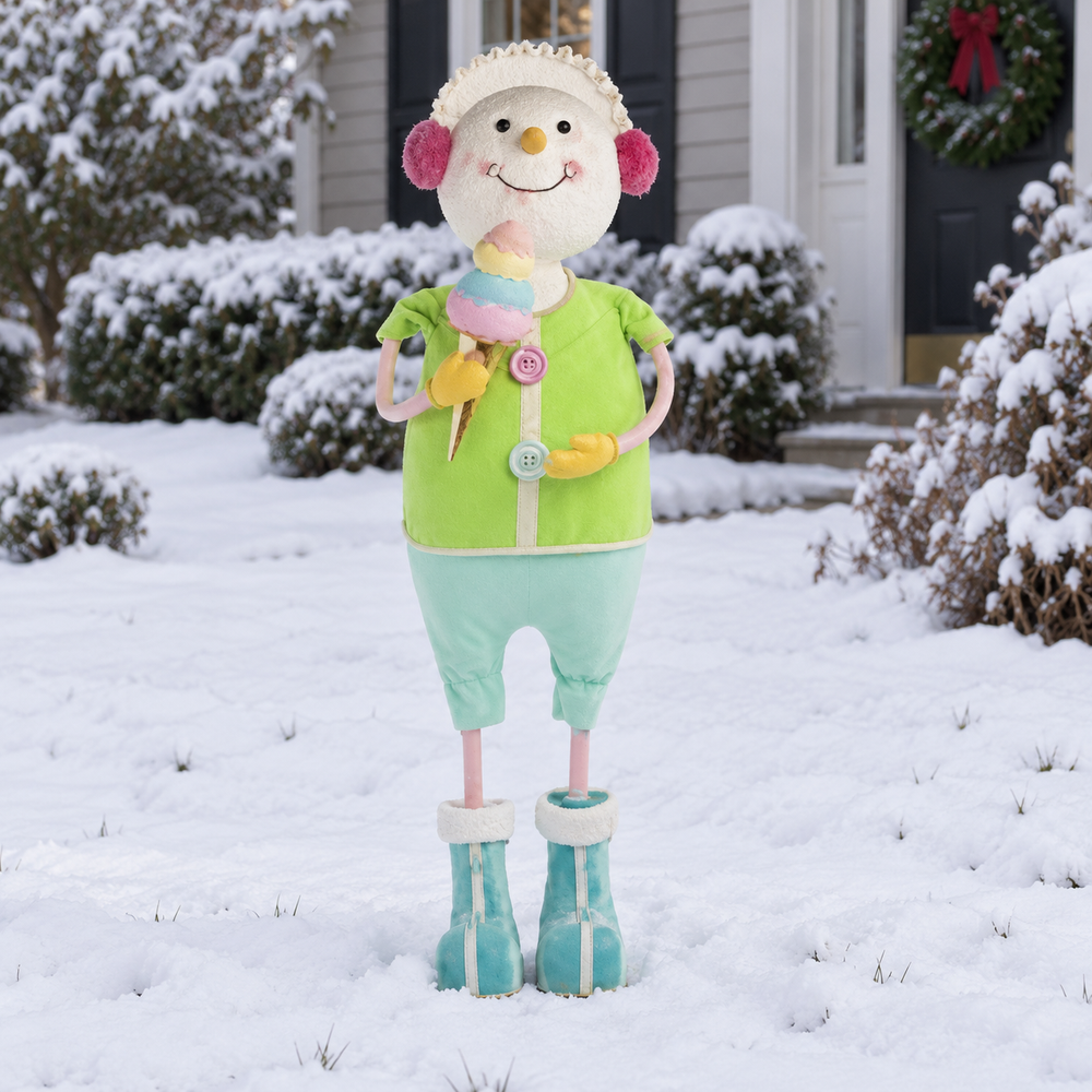 4 FT Pastel Snowman