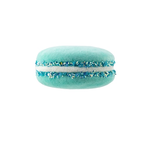 4" Blue Macaron Ornament