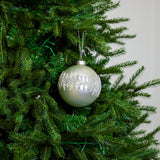 5" Cellini Beaded Glass Ball Ornament