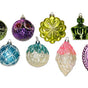 3"- 4" Vintage Bohemian Assorted Glass Ornament