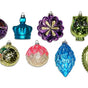 3"- 4" Vintage Bohemian Glass Assorted Ornament