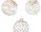 3" Crystal Decorative Assorted Glass Ornament