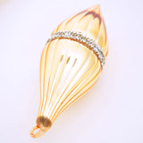 3" Gold Jeweled Assorted Glass Ornament