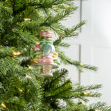 6" Macaroons On A Plate Glass Ornament