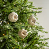 4" Silver Decorative Assorted Ornament