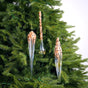 12" Cellini Beaded Clear Finial Assorted