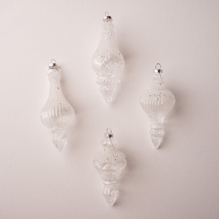 6" Winter Frost Assorted Finial