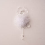 6" Feathered Ballerina Ornament