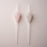 14" Pink Accented Glass Icicle Ornament