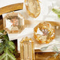 4" - 5" Champagne Glitter Jewel Ornament Assorted