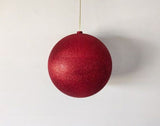 10" Glitter Shatterproof Ball Ornament