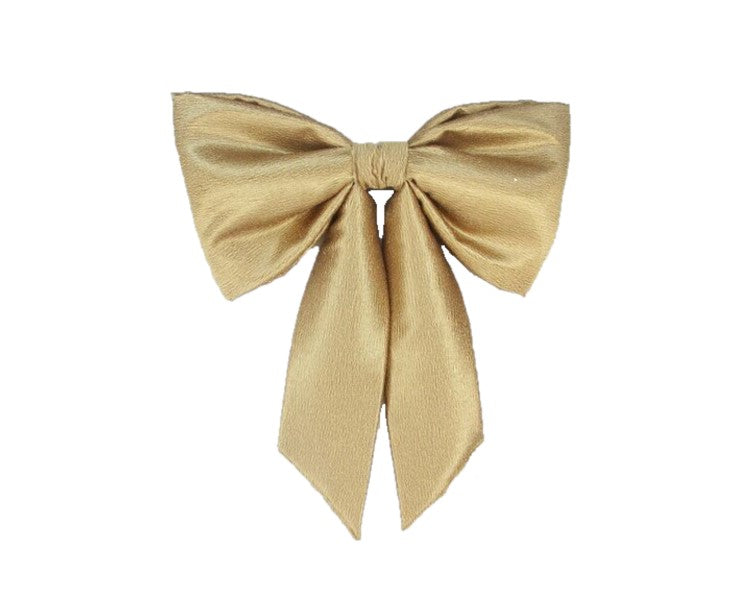 24" Gold Plush Bow