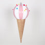 26" Pink & White Jumbo Ice Cream Ornament