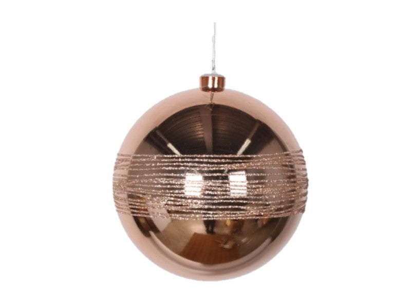 6" Glitter Shiny Ball Ornament
