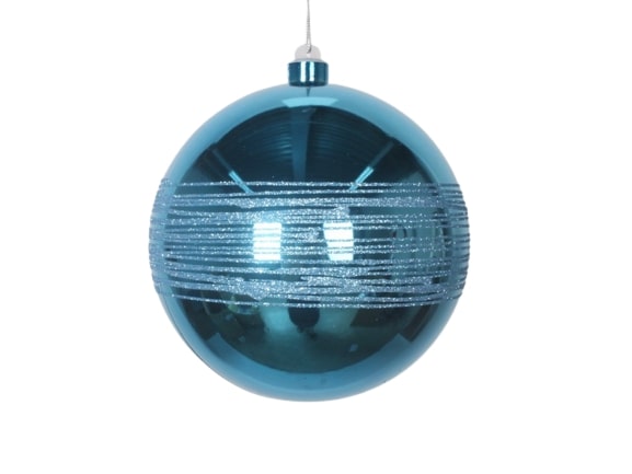 6" Glitter Shiny Ball Ornament