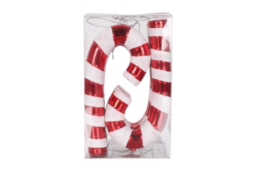 5.25" Candy Cane Ornament 6PK