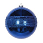 8" Glitter Shiny Ball Ornament