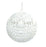 6" Glitter Snowflake Ball Ornament
