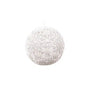 6" Glitter Snowflake Ball Ornament