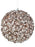 3" Champagne Sequin Ball Ornament