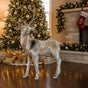 3 FT Gold Standing Deer