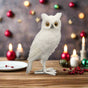 11" White Owl