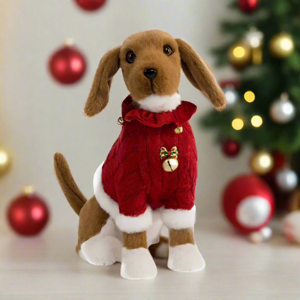 14" Dachshund Sitting Dog