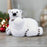 8" Polar Bear Playing With Cub
