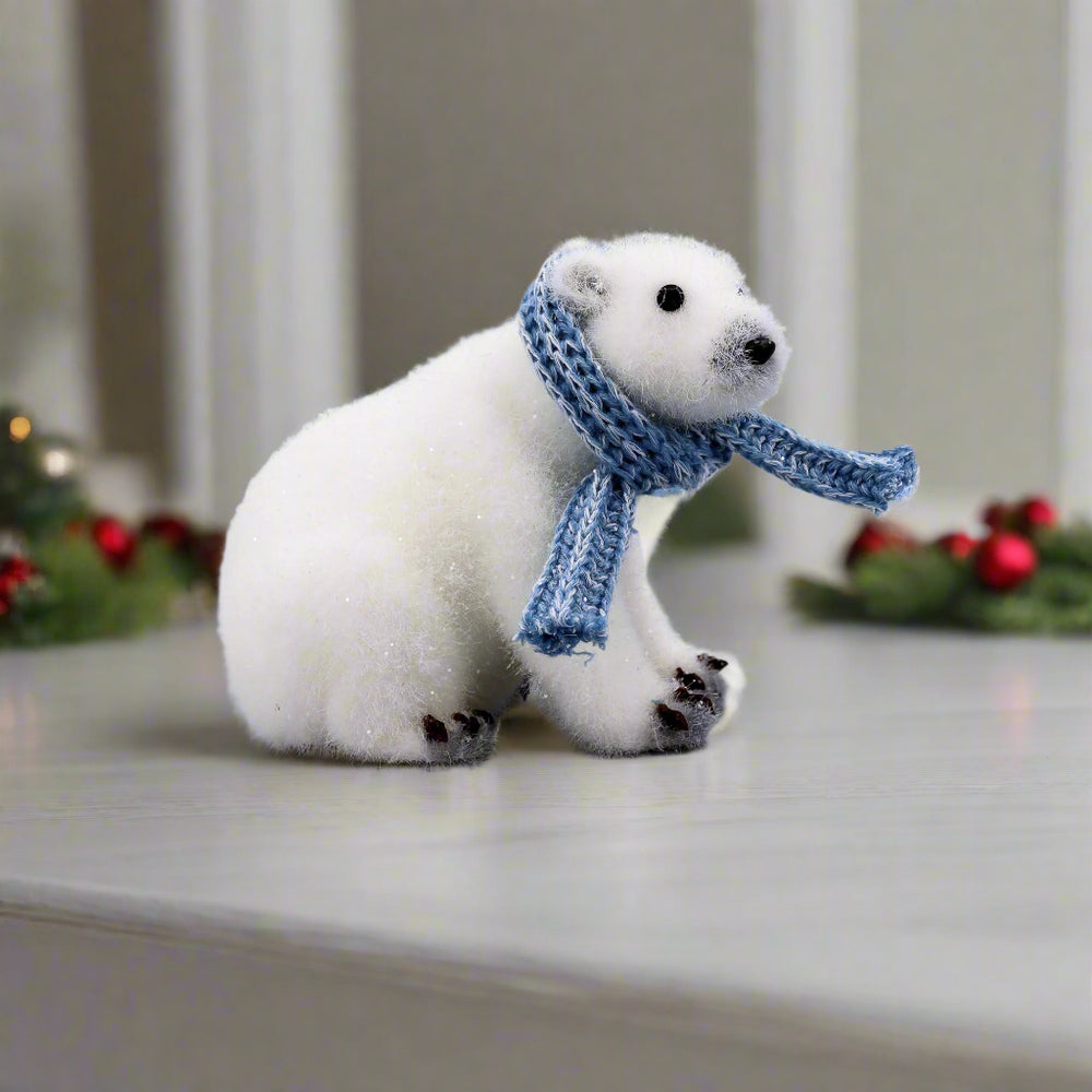 5" Sweet Sitting Polar Bear
