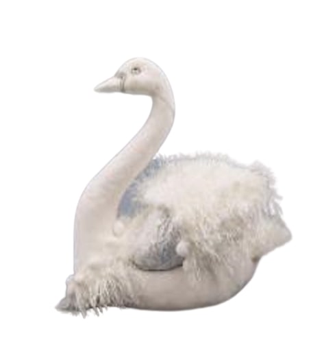 10" White Swan