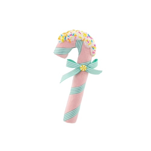 30" Pastel Pink Sprinkled Candy Cane