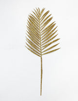 24" Glitter Palm Leaf Stem