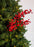 29" Red Berries Branch