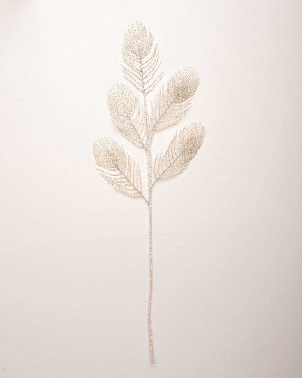 32" White Peacock Branch