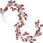 4 FT Red Berry Garland