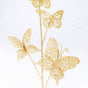35" Gold Butterfly Branch