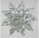 10" Poinsettia Clip