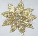 10" Poinsettia Clip