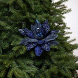 10" Poinsettia Clip