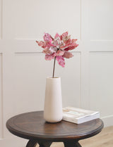 18" Icy Poinsettia Stem