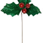 10" Red & Green Holly Berry Pick
