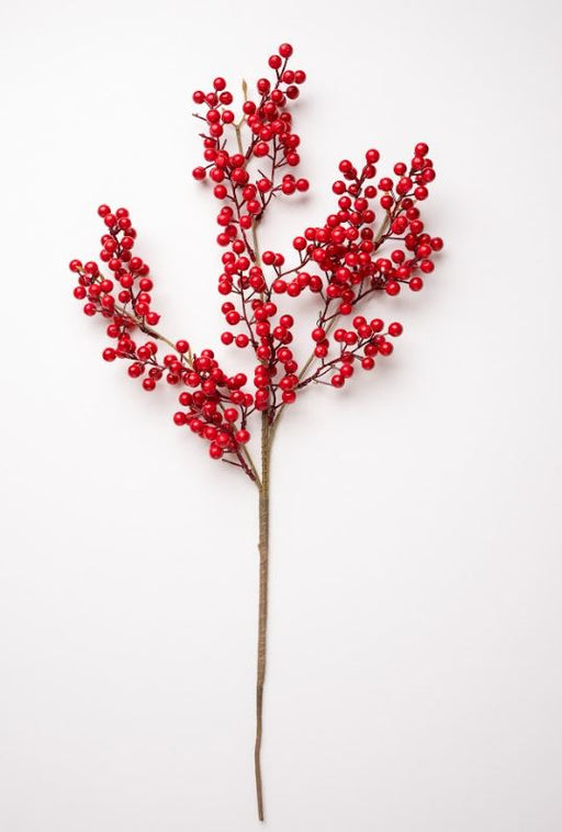 24" Holly Berry Spray