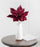 15" Poinsettia Velvet Stem