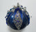 4" Blue Beaded & Sequined Ornament