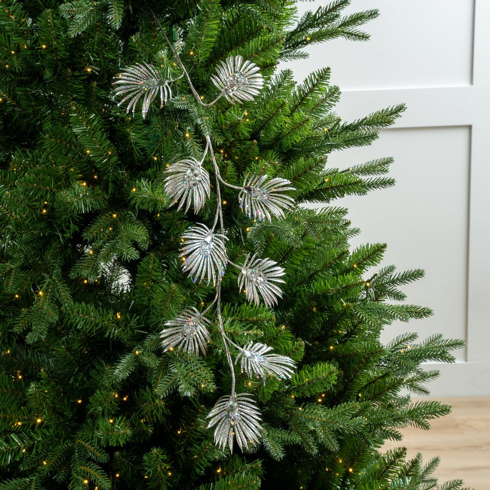 29" Silver Diamond Spray