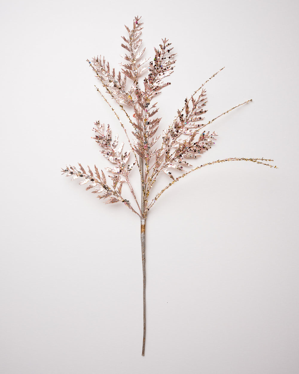 25" Coral Pink Glitter Spray