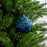 3" Blue Glitter Ball Ornament