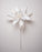 16" Velvet Glitter Poinsettia Stem