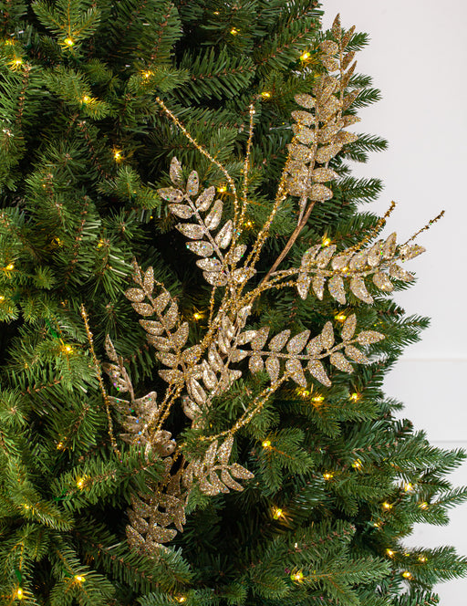30" Cellini Glitter Fancy Twig Spray