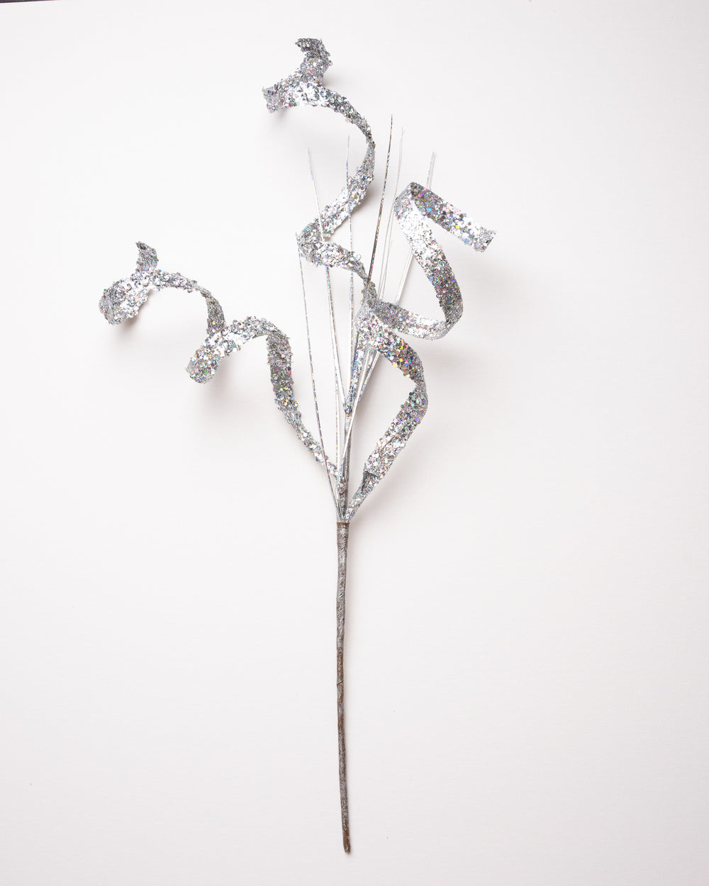 24" Glitter Spiral Spray